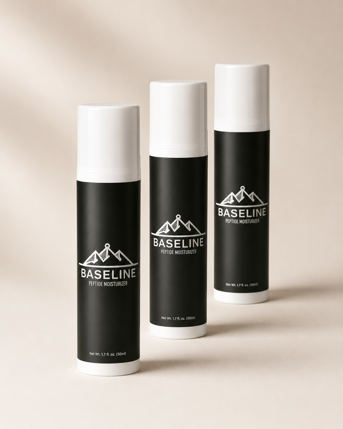 Baseline Co Peptide Moisturizer - 3 Pack Bundle